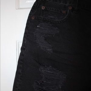 American Eagle Outfitters Shorts - American Eagle Outfitters black ripped jean shorts American Eagle Outfitters Shorts - American Eagle Outfitters black ripped jean shorts